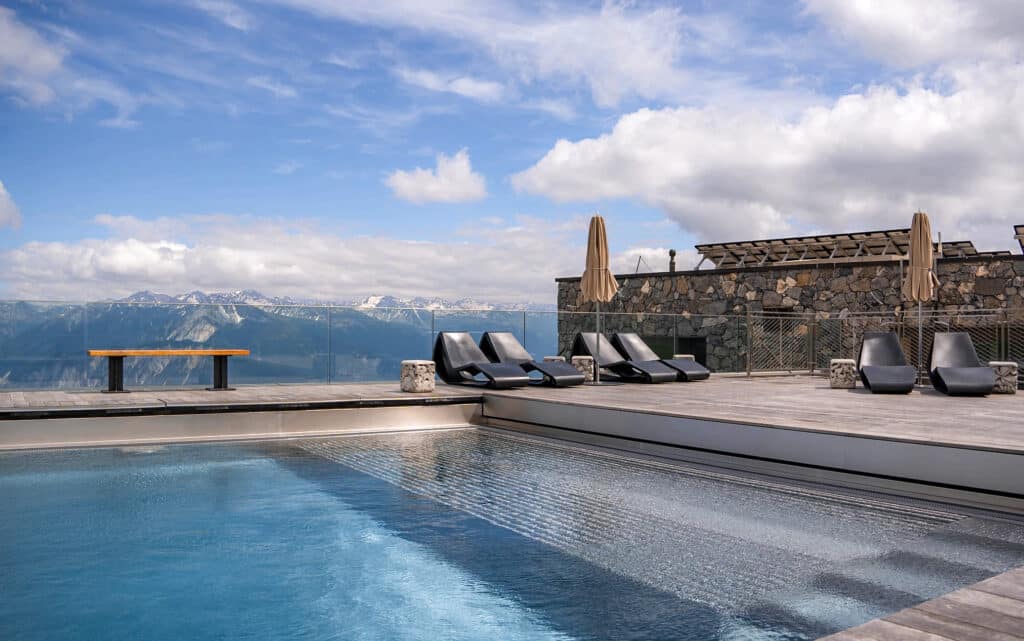 piscine inox plage immergée